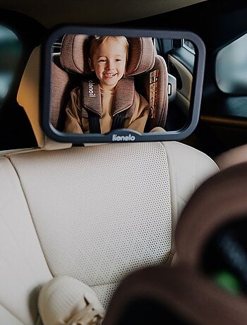 Espejo retrovisor grande para coche LIONELO Sett Baby - 360° - 24,8 x 17,5 cm