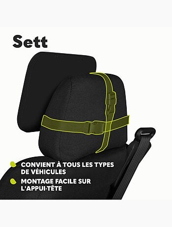 Espejo retrovisor grande para coche LIONELO Sett Baby - 360° - 24,8 x 17,5 cm