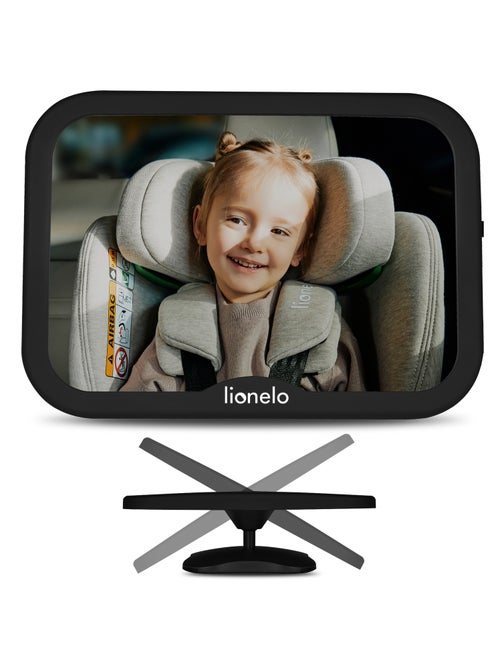 Espejo retrovisor grande para coche LIONELO Sett Baby - 360° - 24,8 x 17,5 cm - Kiabi
