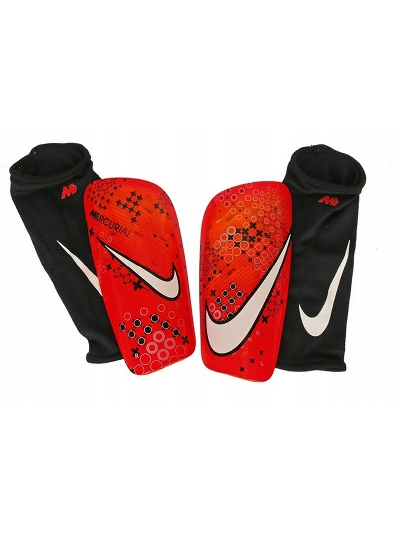 Espinilleras mercurial lite - nike Negro Rojo - Kiabi