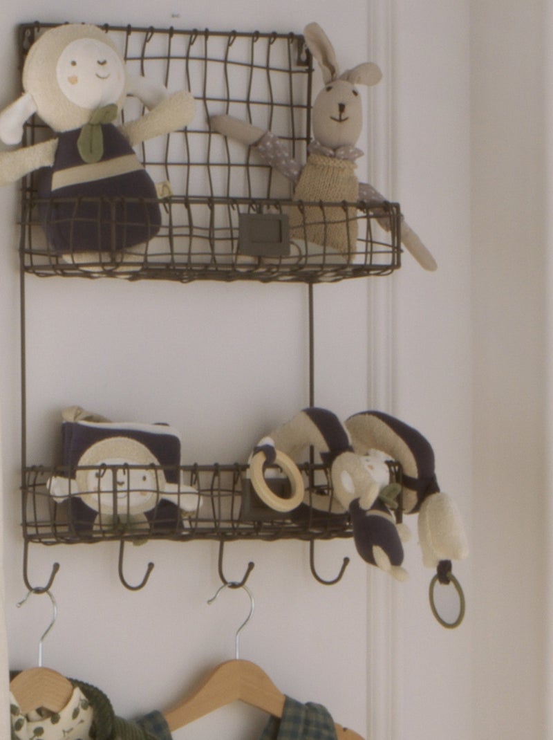 Espiral de actividades en rizo de algodón - SAUTHON Azul beige - Kiabi