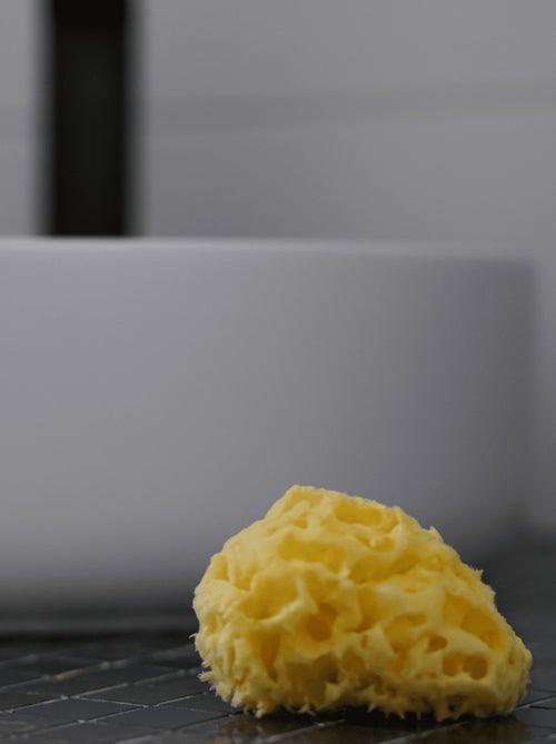 Esponja de mar natural en forma de nido de abeja Thermobaby para el baño del bebé - Kiabi Esponja de mar natural en forma de nido de abeja Thermobaby para el baño del bebé - Kiabi