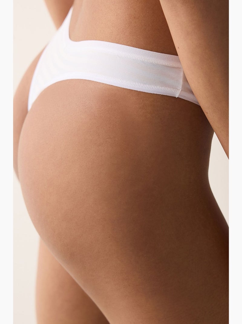 Essentials braguita tanga penti Blanco - Kiabi