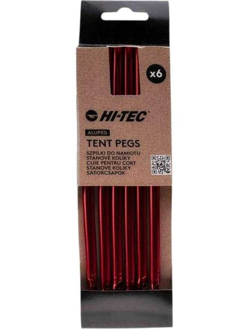 Estaca para tienda de campaña alupeg - pack de 6 - hi-tec - Kiabi