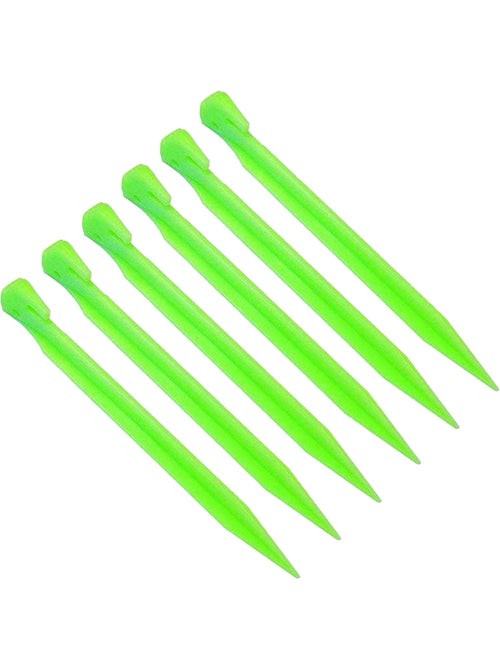 Estacas para tienda de campaña de plástico - pack de 6 - high peak - Kiabi