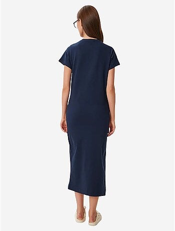 Estambul vestido midi ajustado con abertura lateral istanbul