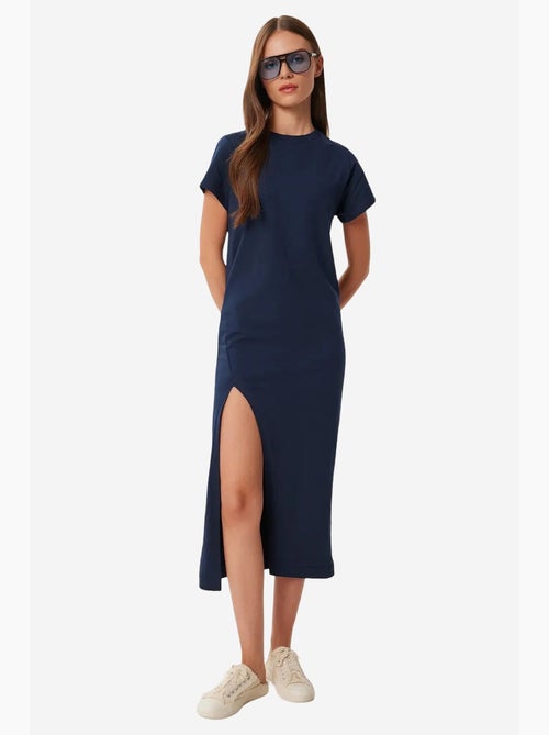 Estambul vestido midi ajustado con abertura lateral istanbul - Kiabi Estambul vestido midi ajustado con abertura lateral istanbul - Kiabi