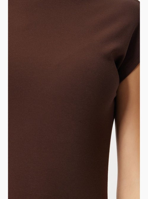 Estambul vestido midi ajustado con medio cuello alto istanbul - Kiabi