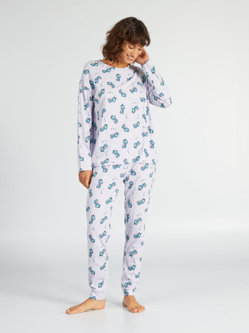 Estampado de 'Stitch' all over PURPURA - Kiabi
