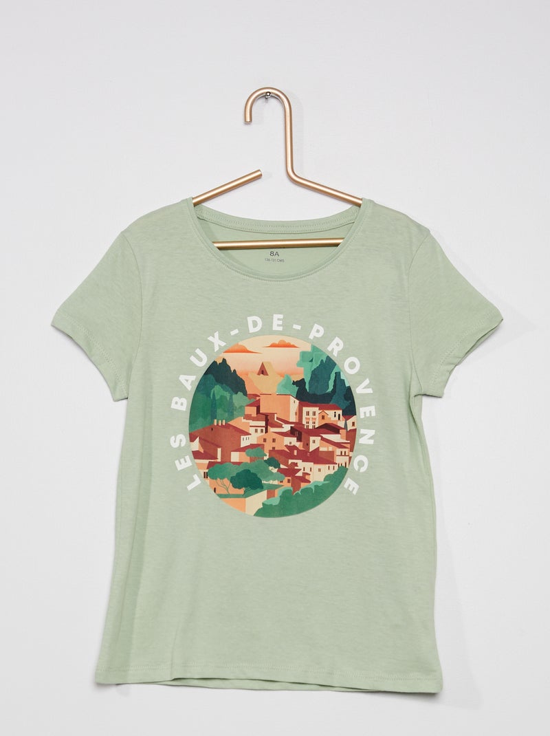 Estampado estampada 'País Vasco' VERDE - Kiabi