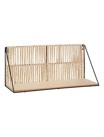 Estante de cuerda y metal