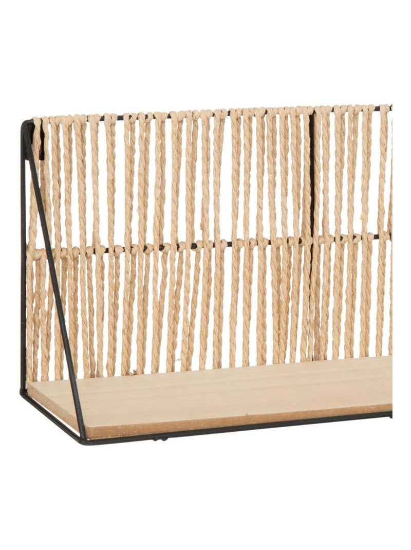 Estante de cuerda y metal Beige - Kiabi