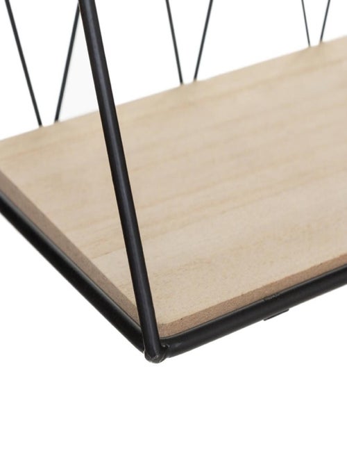 Estante metálico de pared con alambre - Kiabi