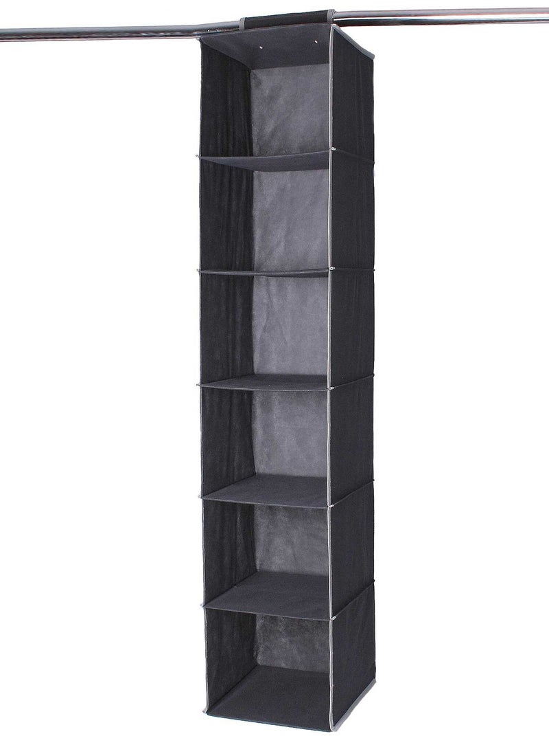 Estantería colgante de tela gris - Kiabi