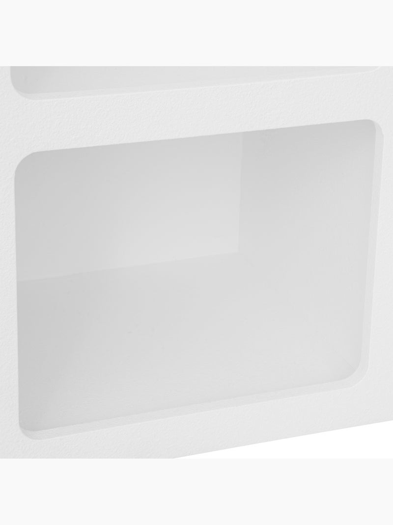 Estantería con 6 nichos de madera Blanco - Kiabi
