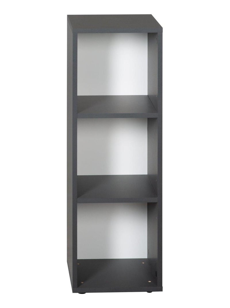 Estantería de almacenamiento 3 compartimentos - Mueble para habitación infantil 'Roba' Gris antracita - Kiabi