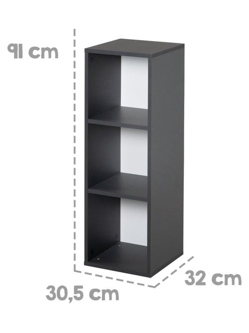 Estantería de almacenamiento 3 compartimentos - Mueble para habitación infantil 'Roba' - Kiabi Estantería de almacenamiento 3 compartimentos - Mueble para habitación infantil 'Roba' - Kiabi