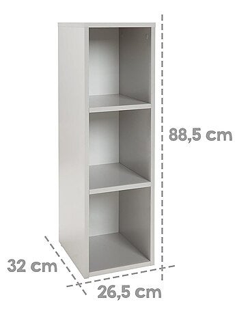 Estantería de almacenamiento 3 compartimentos - Mueble para habitación infantil 'Roba'