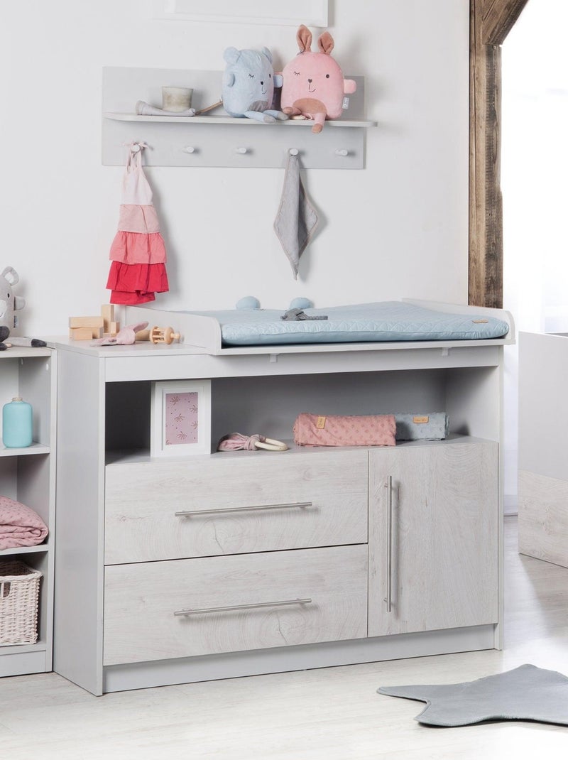Estantería de almacenamiento 3 compartimentos - Mueble para habitación infantil 'Roba maren 2' Gris claro - Kiabi