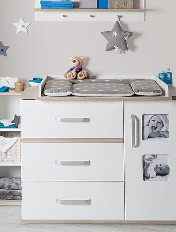 Estantería de almacenamiento 3 compartimentos - mueble para habitación infantil 'Roba moritz'