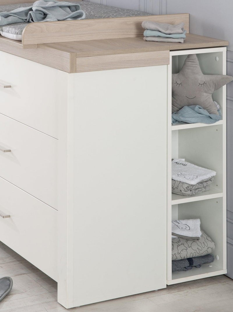 Estantería de almacenamiento universal 3 compartimentos - Mueble para habitación infantil 'Roba' Blanco - Kiabi