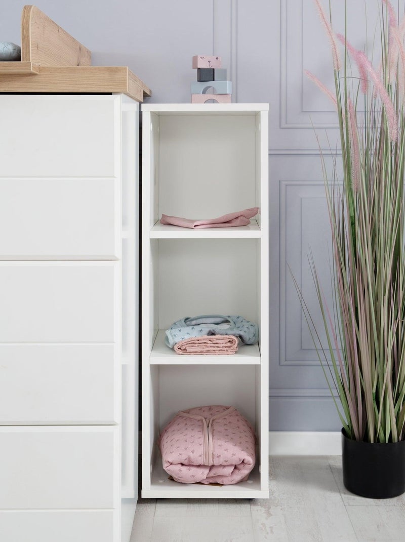 Estantería de almacenamiento universal 3 compartimentos - Mueble para habitación infantil 'Roba' Blanco - Kiabi