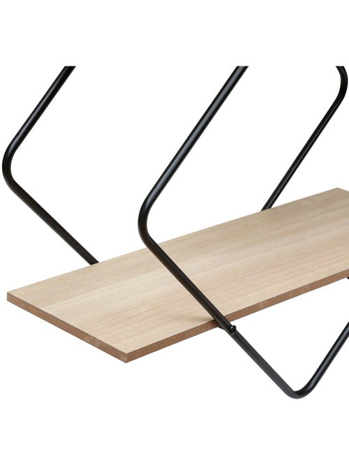 Estantería de metal y madera para colgar - Kiabi Estantería de metal y madera para colgar - Kiabi
