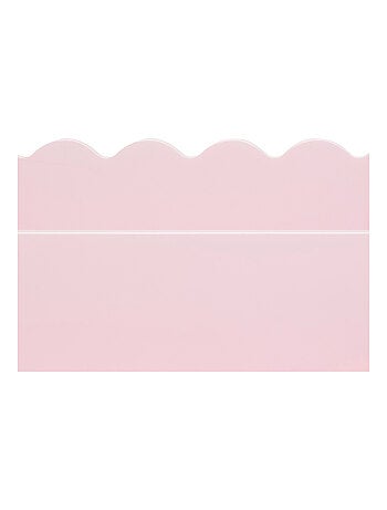Estantería infantil de madera rosa con baldas