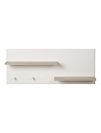 Estantería mural con 2 baldas y 2 perchas 'Felicia' - ROBA