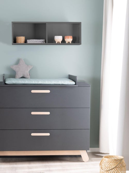 Estantería mural con 2 nichos en madera para habitación infantil 'Roba' - Kiabi