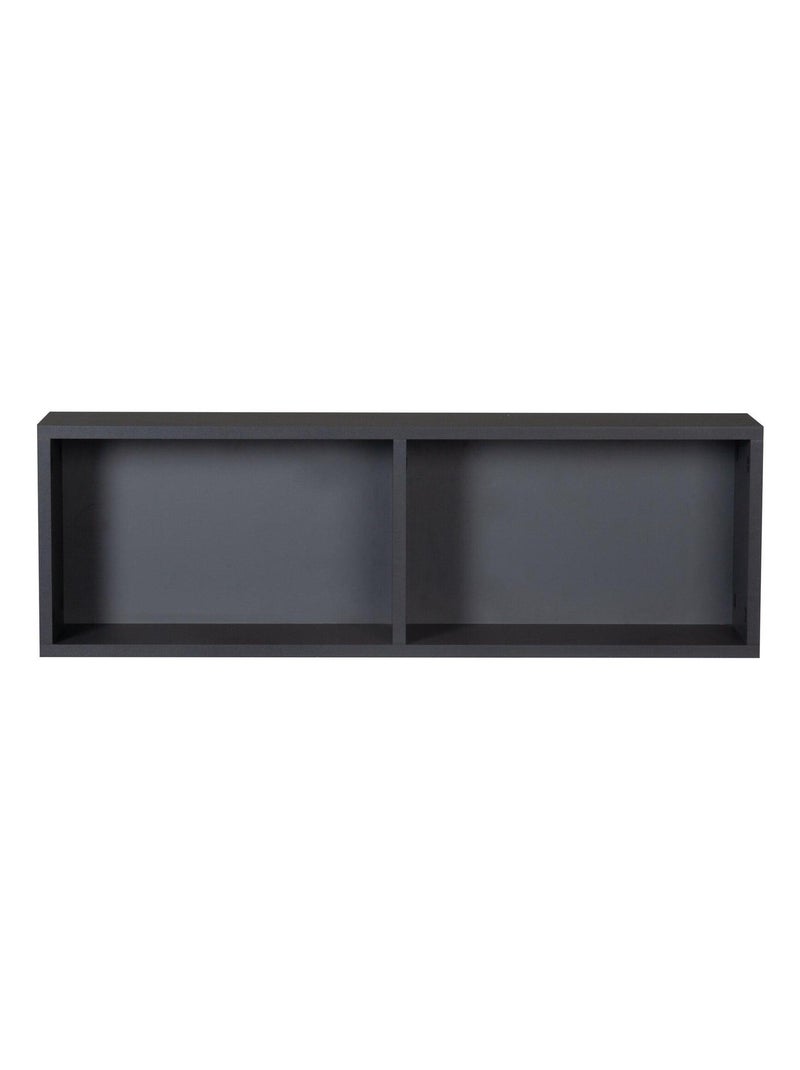 Estantería mural con 2 nichos en madera para habitación infantil 'Roba' Gris antracita - Kiabi