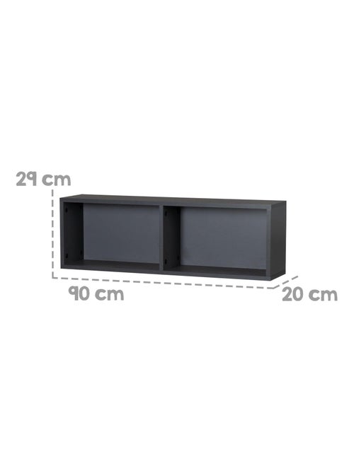 Estantería mural con 2 nichos en madera para habitación infantil 'Roba' - Kiabi