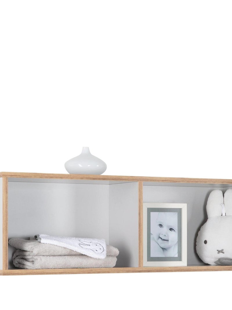 Estantería mural con 2 nichos para habitación infantil 'Caro' - ROBA Gris claro - Kiabi