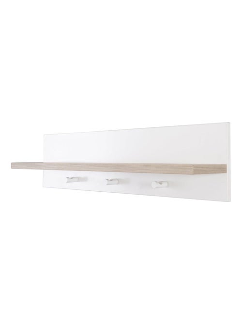 Estantería mural con 3 perchas en melamina para habitación infantil 'Roba moritz' - Kiabi