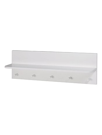 Estantería mural en madera con 5 perchas para habitación infantil 'Roba maren 2'