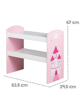 Estantería para juguetes con 5 cajas de tela 'Roba krone'