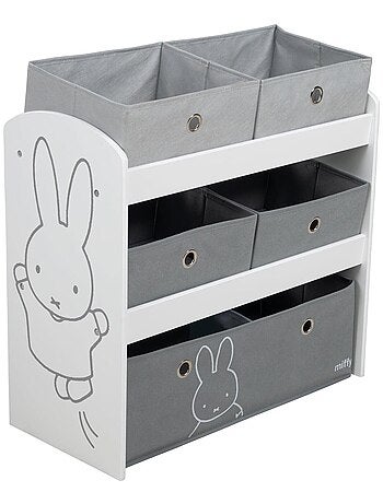 Estantería para juguetes con 5 cajas de tela 'Roba Miffy'