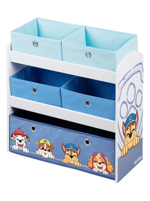 Estantería para juguetes con 5 cajas de tela 'Roba Paw Patrol' - Kiabi