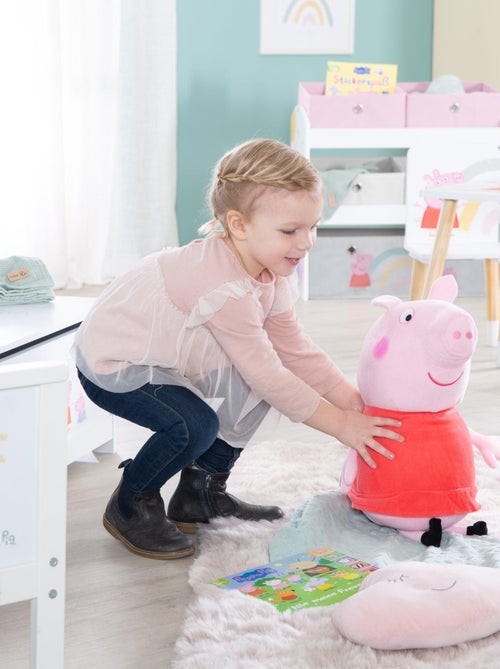 Estantería para juguetes con 5 cajas de tela 'Roba Peppa Pig' - Kiabi