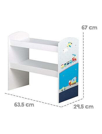 Estantería para juguetes con 5 cajas de tela 'Roba rennfahrer'