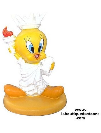 Estatuilla looney tunes piolín estilo estatua de la libertad 8 cm