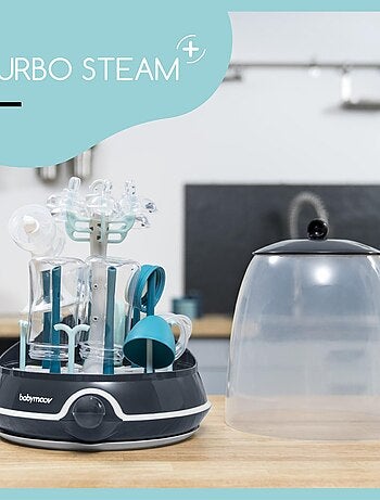 Esterilizador de biberones 2 en 1 «Turbo Steam Plus» de Babymoov