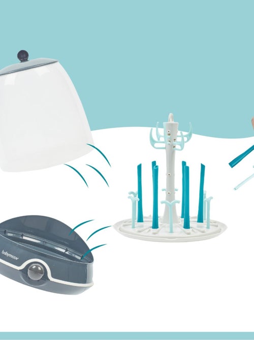 Esterilizador de biberones 2 en 1 «Turbo Steam Plus» de Babymoov - Kiabi