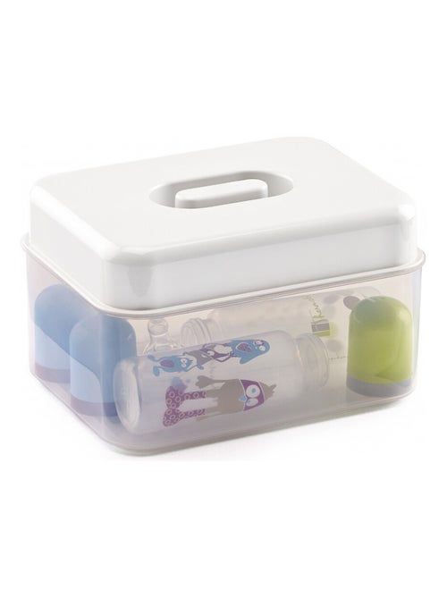 Esterilizador microondas Thermobaby doble función para hasta 4 biberones - Kiabi Esterilizador microondas Thermobaby doble función para hasta 4 biberones - Kiabi