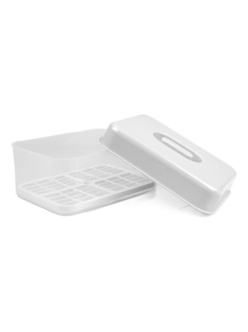 Esterilizador microondas Thermobaby doble función para hasta 4 biberones Blanco - Kiabi