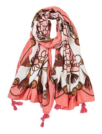 Estola de algodón Light Pink Athéna