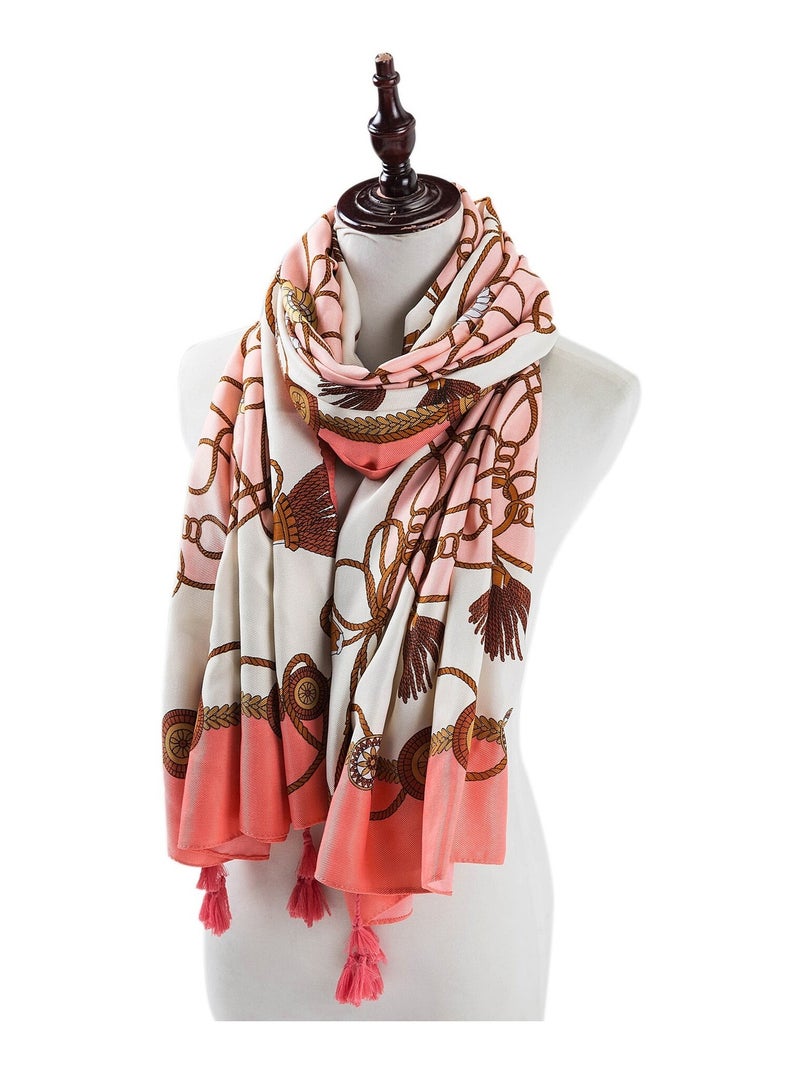 Estola de algodón Light Pink Athéna Rosa - Kiabi