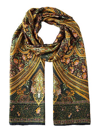Estola de seda Fiore Barocco