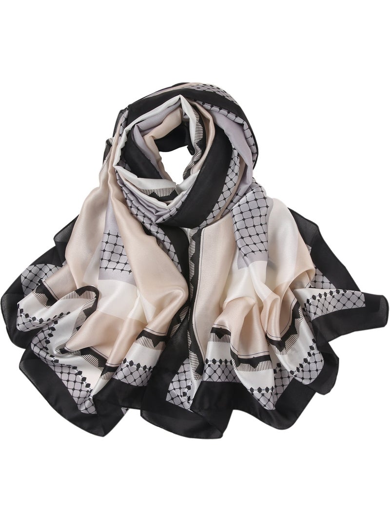 Estola de Seda Maxpoint Florina Crema - Kiabi