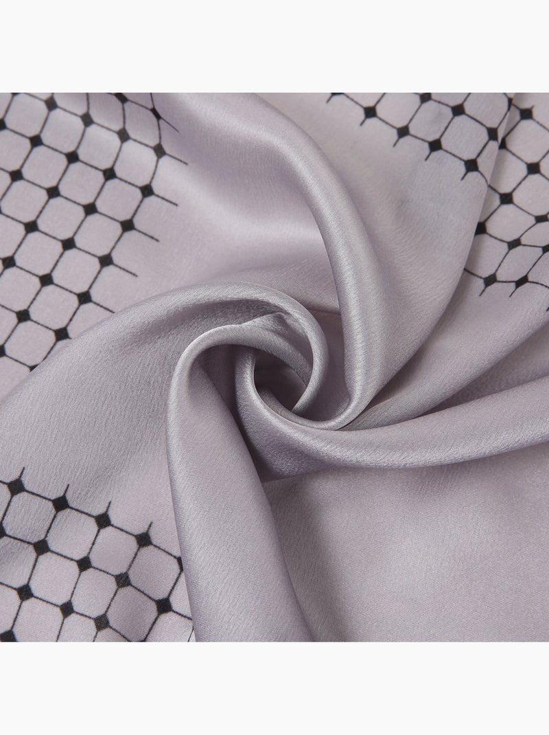 Estola de Seda Maxpoint Florina Crema - Kiabi